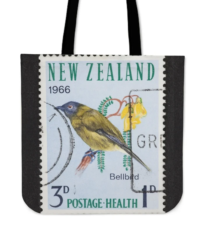 Alohawaii Bag - New Zealand Stamp Tote Bag | Alohawaii.co