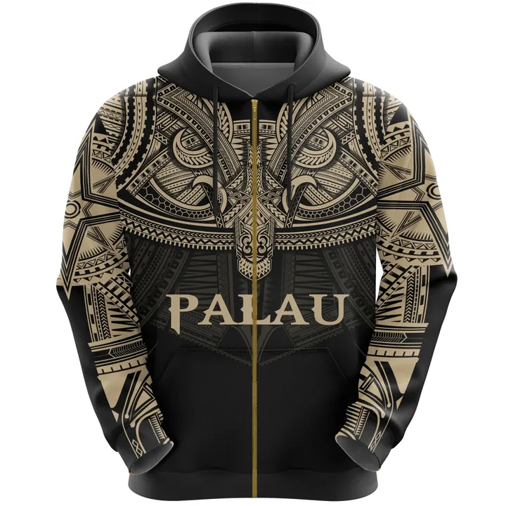 Alohawaii Clothing, Zip Hoodie Palau Polynesian | Alohawaii.co