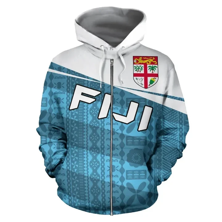 Alohawaii Clothing, Zip Hoodie Fiji Coat Of Arms, Vivian Style | Alohawaii.co