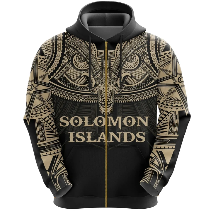 Alohawaii Clothing, Zip Hoodie Solomon Islands Polynesian | Alohawaii.co