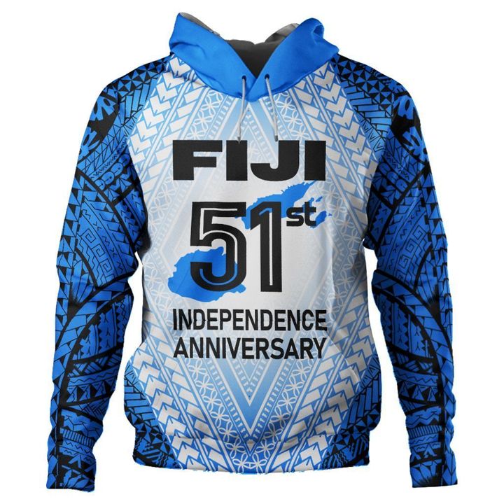 Alohawaii Fiji Clothing - Fiji 51st Independence Anniversary Hoodie J0