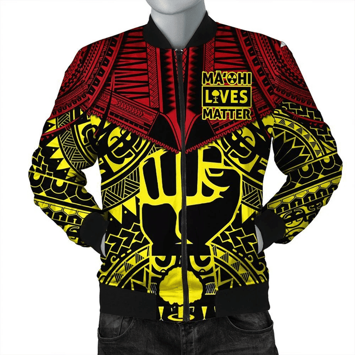 Alohawaii Jacket - Maohi Lives Matter Bomber Jacket J0