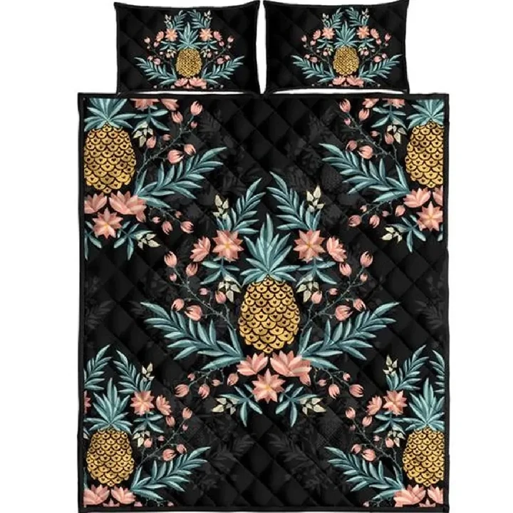 Alohawaii Quilt Bed Set - Pineapple Quilt Bed Set