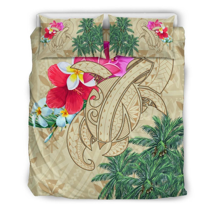 Alohawaii Home Set - Hawaii Polynesian Kanaka Maoli Turtle Bedding Set - AH - J5