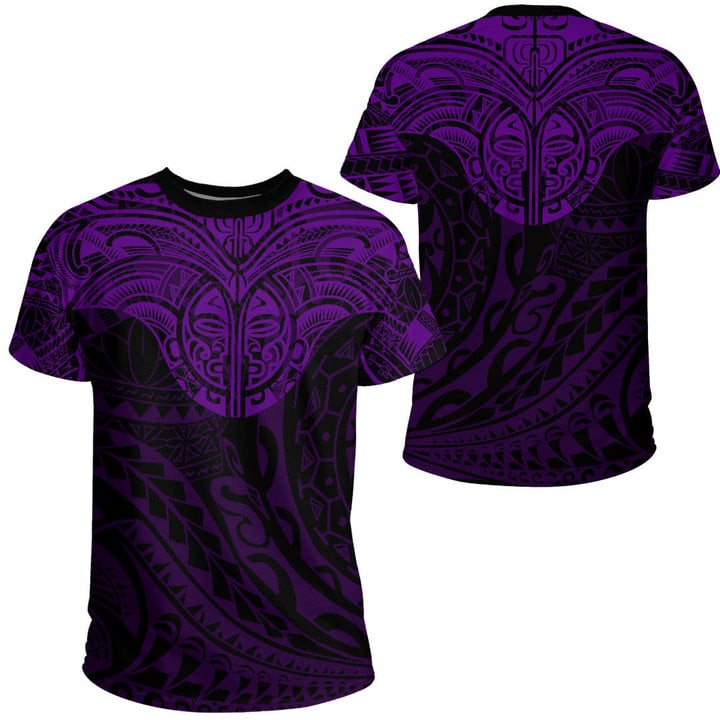 Alohawaii Clothing - Polynesian Tattoo Style Tattoo - Purple Version T-Shirt A7 | Alohawaii