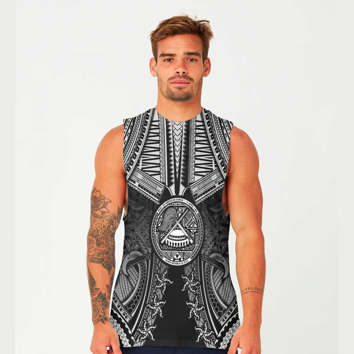 1sttheworld Clothing - American Samoa Tattoo Men's O-neck Tank Top A31 | 1sttheworld