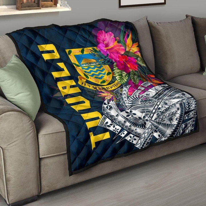 Alohawaii Home Set - Premium Quilt Tuvalu - Summer Vibes - BN15
