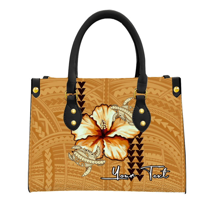 Alohawaii Square Tote Bag - (Custom) Hawaiian Vintage Hibiscus A31