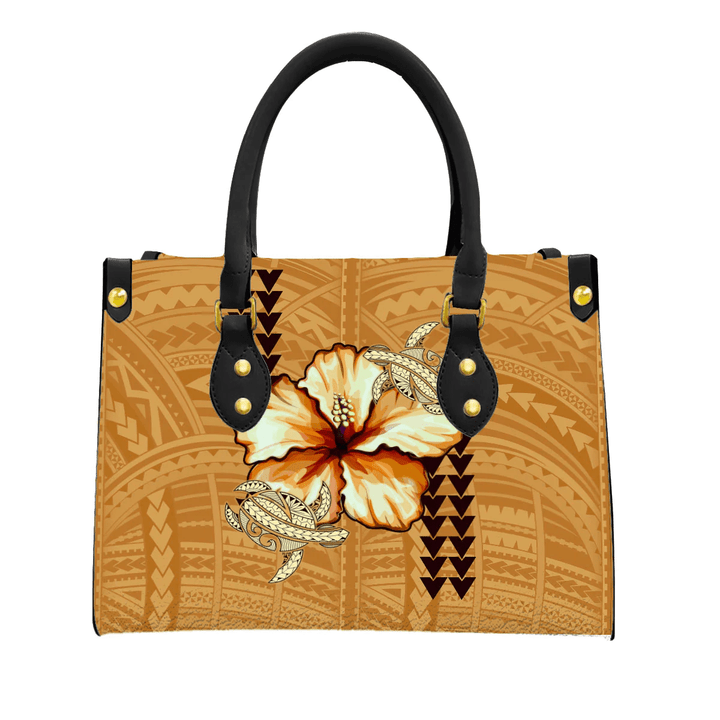 Alohawaii Square Tote Bag - Hawaiian Vintage Hibiscus A31