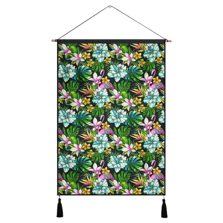 Alohawaii Poster - Animals And Tropical Flowers Hanging Poster