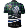 Abercrombie Polo Shirts Tartan Crest Scotland Lion A30