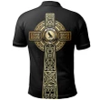 Abernethy Polo Shirt Celtic Tree Of Life Clan Unisex Black A91