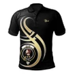 Adair Clan Believe In Me Polo Shirt - All Black Version K23