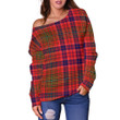 Tartan Womens Off Shoulder Sweater - Lumsden Modern - BN