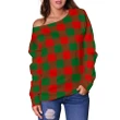 Tartan Womens Off Shoulder Sweater - Moncrieffe - BN