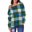 Tartan Womens Off Shoulder Sweater - Campbell Dress - BN