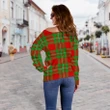 Tartan Womens Off Shoulder Sweater - MacGregor Modern - BN