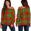 Tartan Womens Off Shoulder Sweater - MacGregor Modern
