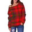 Tartan Womens Off Shoulder Sweater - MacDougall Modern - BN