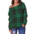 Tartan Womens Off Shoulder Sweater - MacAlpine Ancient - BN