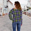 Tartan Womens Off Shoulder Sweater - MacDonald Ancient - BN