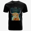 Abercrombie Clan Unisex T-Shirt Custom Highland Cow K23