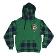 Abercrombie Clans Tartan All Over Hoodie - Sleeve Color - Bn
