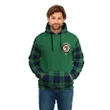 Abercrombie Clans Tartan All Over Hoodie - Sleeve Color - Bn