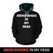 Abercrombie In My Head Hoodie Tartan Scotland K32