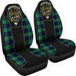 Abercrombie Tartan Car Seat Cover Clan Badge - Special Version K7