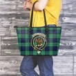 Abercrombie Tartan Clan Badge Leather Tote Bag (Large) A9