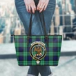 Abercrombie Tartan Clan Badge Leather Tote Bag (Small) A9