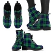 Abercrombie Tartan Leather Boots A9