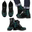 Abercrombie Tartan Leather Boots Lion And Thistle TH8