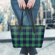 Abercrombie Tartan Leather Tote Bag (Large) A9