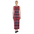 Aberdeen District Tartan Fitted Maxi Dress HJ4