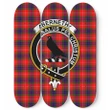 Abernethy Tartan 3 Skateboard Wall Art Clan Badge