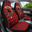 Abernethy Tartan Car Seat Covers Clan Badge K7