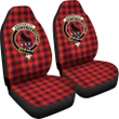 Abernethy Tartan Car Seat Covers Clan Badge K7