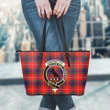 Abernethy Tartan Clan Badge Leather Tote Bag (Small) A9