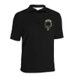 Abernethy Tartan Polo Shirt In Me - Clan Badge K7