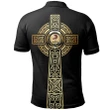Adair Polo Shirt Celtic Tree Of Life Clan Unisex Black A91