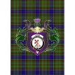 Adam Clan Garden Flag Royal Thistle Of Clan Badge K23
