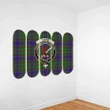 Adam Tartan 5 Skateboard Wall Art Clan Badge