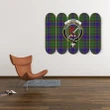Adam Tartan 5 Skateboard Wall Art Clan Badge