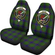 Adam Tartan Car Seat Covers - Clan Badge K7