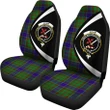 Adam Tartan Clan Crest Car Seat Cover - Circle Style HJ4
