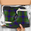 Adam Tartan Faux Fur Leather Boots A9