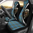 Agnew Ancient Tartan Clan Crest Car Seat Cover - Circle Style HJ4