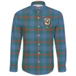 Agnew Ancient Tartan Clan Long Sleeve Button Shirt A91